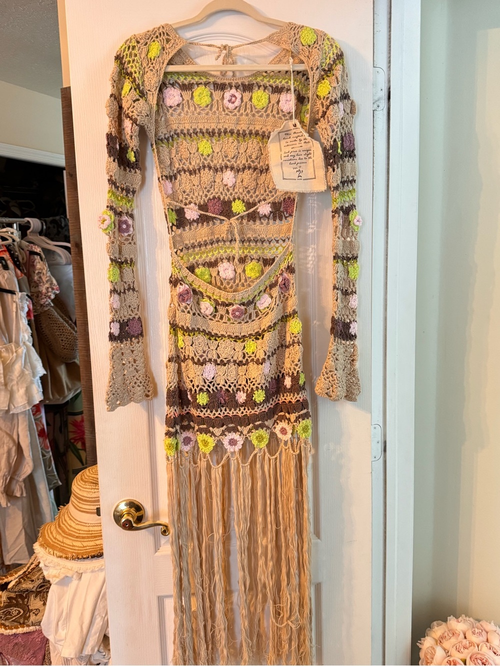 Free People Bali Milly Crochet Maxi Dress - Picture 5 of 7